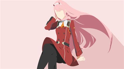 Zero Two from Darling in The FranXX Wallpaper for Dekstop by Zunnn