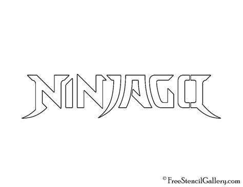 Lego - Ninjago Logo Stencil | Free Stencil Gallery