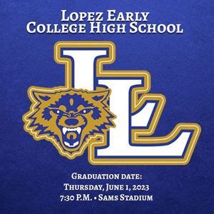 Lopez Early College High School Graduation, Sams Memorial Stadium, Brownsville, June 1 2023 ...