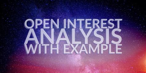 Open Interest Analysis - How to identify market trend?