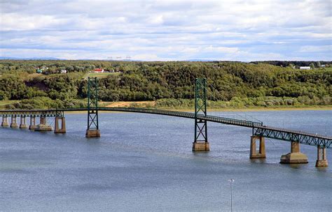 Bridge on St. Lawrence River Photograph by Valentino Visentini - Fine Art America