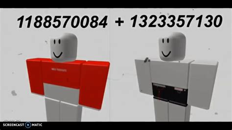 Roblox Aesthetic Clothes Codes