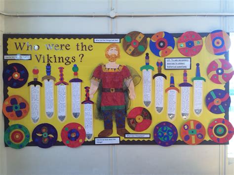 Vikings Teaching Ideas Ks2, Teaching Art, Primary Teaching, School Displays, Classroom Displays ...