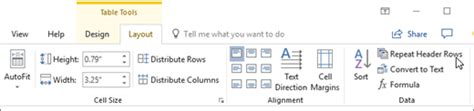 Repeat table header on subsequent pages - Microsoft Support