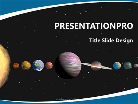 Astronomy Solar System PowerPoint template - PresentationPro