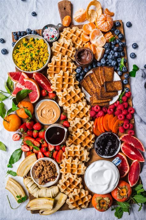 The Ultimate Waffle Brunch Board - Crowded Kitchen