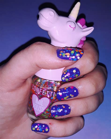 npw Unicorn Sparkles Confetti Nail Polish | Unicorn Beauty Queen