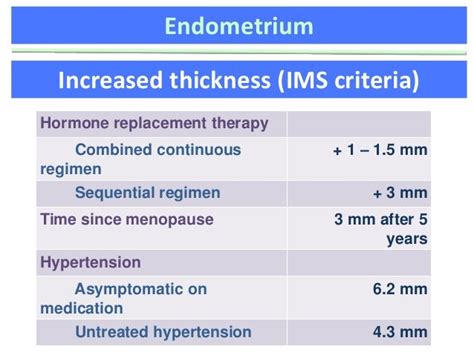 Endometrial Thickness