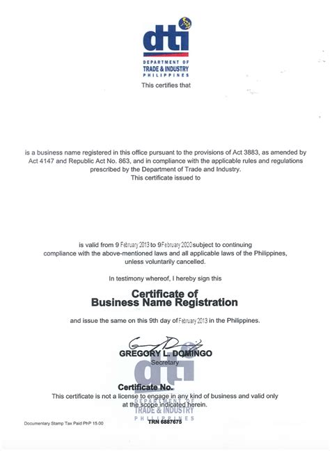 Pin by rain visda on permit | Business names, Business card design black, Certificate of ...