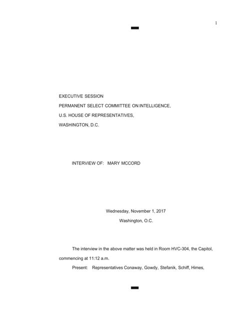 Mary Mccord HPSC Testimony | PDF | Foreign Intelligence Surveillance ...