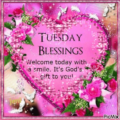 Tuesday Blessing - Free animated GIF - PicMix