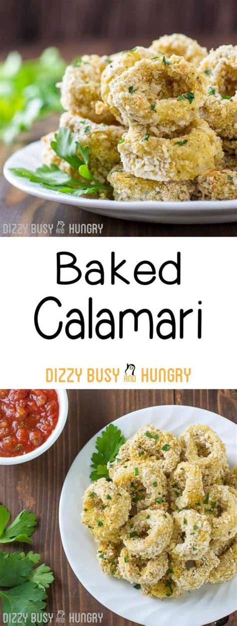 Oven Baked Calamari Recipe - Dizzy Busy and Hungry!