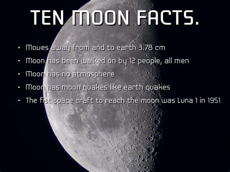 10 Facts About The Moon