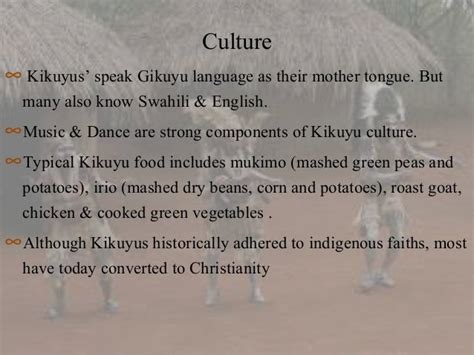 Kikuyu tribe in Kenya