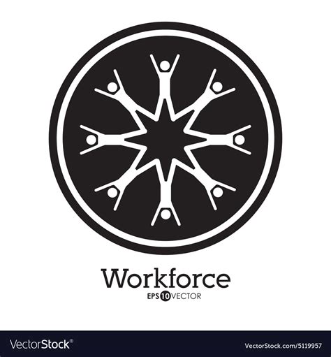 Workforce design Royalty Free Vector Image - VectorStock