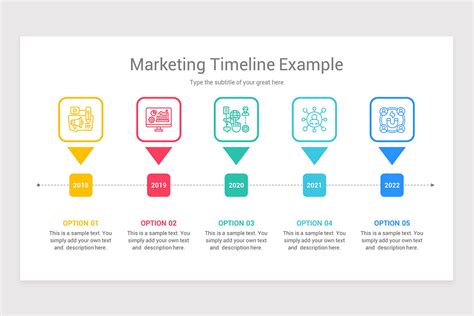 Marketing Timeline PowerPoint Template | Nulivo Market