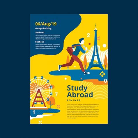 Study Abroad Banner Design Psd - Best Banner Design 2018