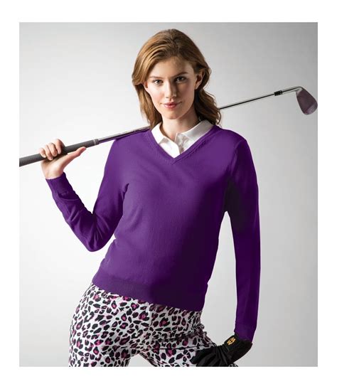 Glenmuir Ladies V Neck Cotton Sweater - GM93 - PCL Corporatewear Ltd