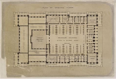 Competition designs for the Oxford University Museum, Parks Road ...