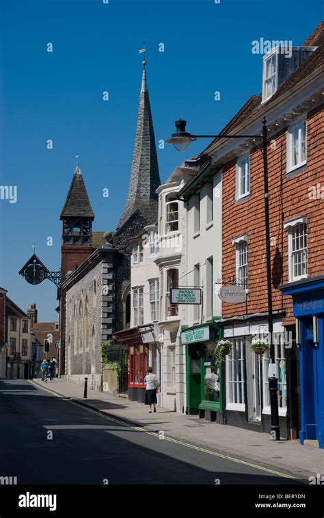 Lewes High Street Stock Photo - Alamy