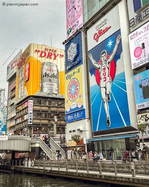 Glico Man in Dotonbori Osaka, Japan - Guide + Viewing Spots - Plan My Japan