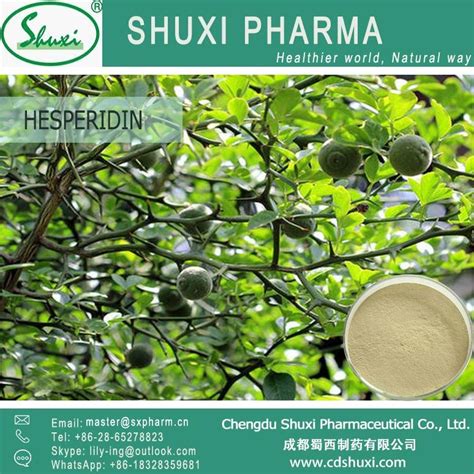 Hesperidin 93% HPLC Citrus Aurantium Powder Extract - SHUXI (China Manufacturer) - Plant Extract ...