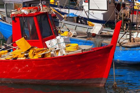 Fishing Boats In The Harbor - Liguria Italy Stock Photo - Image of europe, quay: 50220240