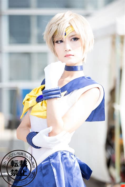 Bishoujo Senshi Sailor Moon Cosplay Sailor Uranus Tenou Haruka Head ...