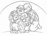 Berenstain Bears Coloring Page sketch template