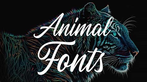 Top 106 + Animal calligraphy fonts - Lestwinsonline.com