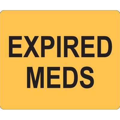 Expired Meds Label | Distinctive Medical