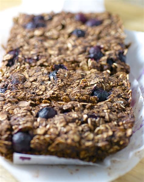 Chewy Chocolate Blueberry Bars - Feasting on Fruit