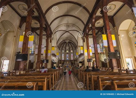 Baguio City, Philippines - Inside Our Lady of the Atonement Cathedral ...