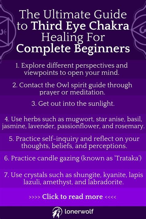 The Ultimate Guide to Third Eye Chakra Healing For Complete Beginners ⋆ LonerWolf