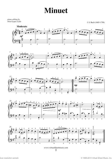 12 Easy Classical Pieces (coll.1) sheet music for piano solo | Piano sheet music classical ...