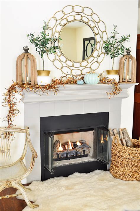 How to Decorate an Amazing Fall Mantel — 2 Ladies & A Chair