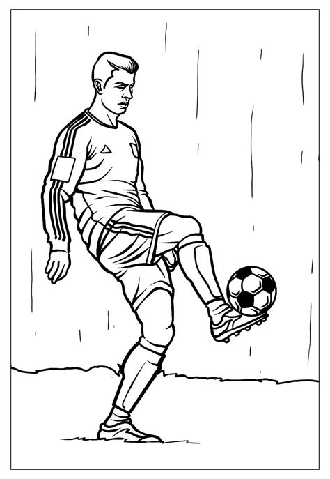 Desenhos de Futebol para Colorir e Pintar - Tudo Para Colorir