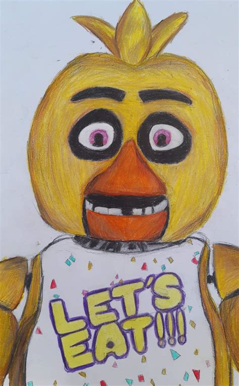 Chica drawing | Five Nights At Freddy's Amino