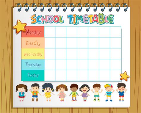 Weekly Schedule Clipart