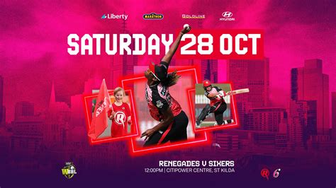 Match Day Info: Melbourne Renegades v Sydney Sixers | Melbourne Renegades