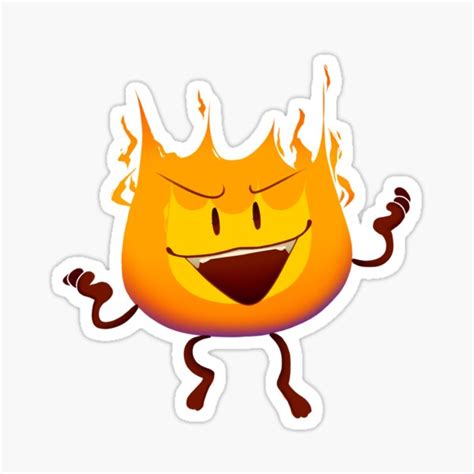 "Firey" Sticker for Sale by Libertyy5t | Redbubble