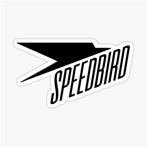 "Speedbird Nostalgia Imprint for Light Backgrounds" Sticker for Sale by ...