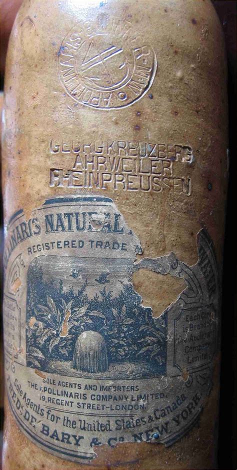 Mudlarking: German Stoneware Mineral Bottle