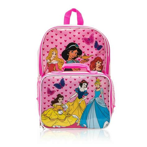 Princess - Princess Backpack with Detachable Lunch Box 2 Piece Set for ...