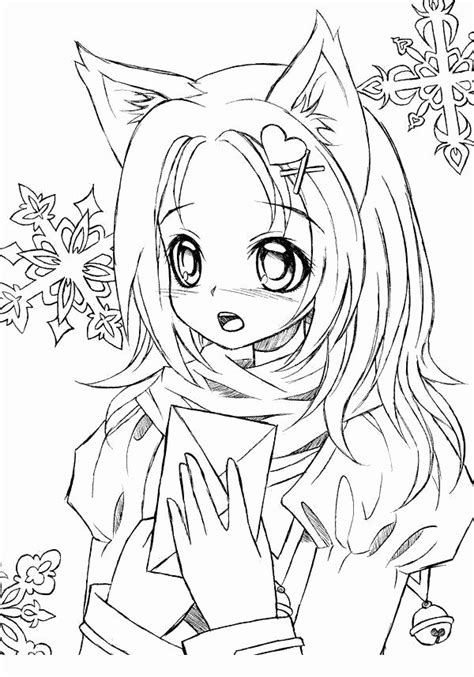 Anime Cat Coloring Page In 2020 Chibi Coloring Pages Cute Coloring | Images and Photos finder