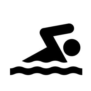 Swimmer competitive swimming clipart black and white – Clipartix