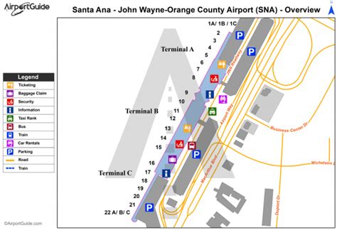 John Wayne Airport Diagram