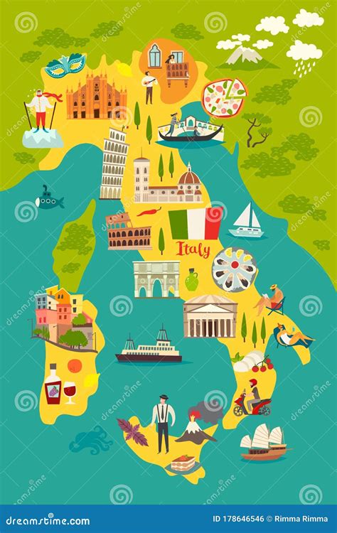 Italy Map Stock Illustrations – 27,871 Italy Map Stock Illustrations ...