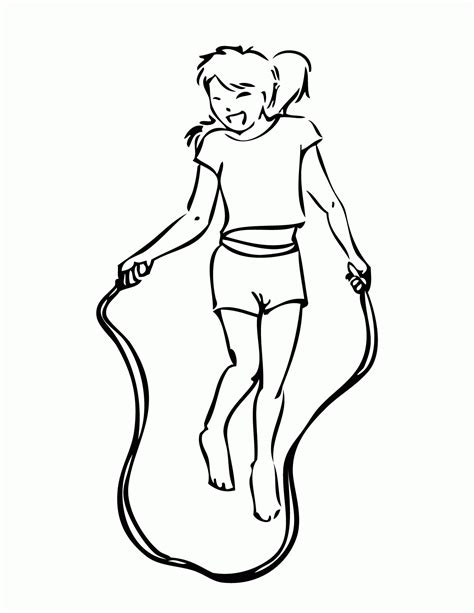 Jump Rope Drawing | Free download on ClipArtMag