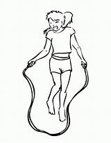 Jump Rope Coloring Page Download And Print For Free  Nation sketch template